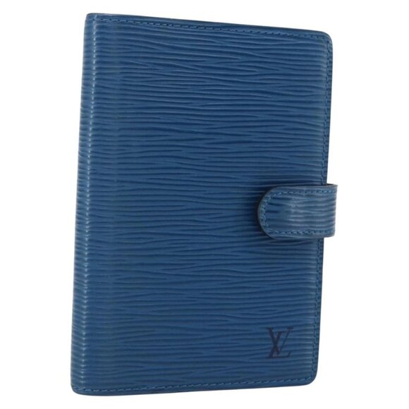 Louis Vuitton Handbags - LOUIS VUITTON Epi Agenda PM Day Planner Cover Blue R20055 LV Auth ti3497